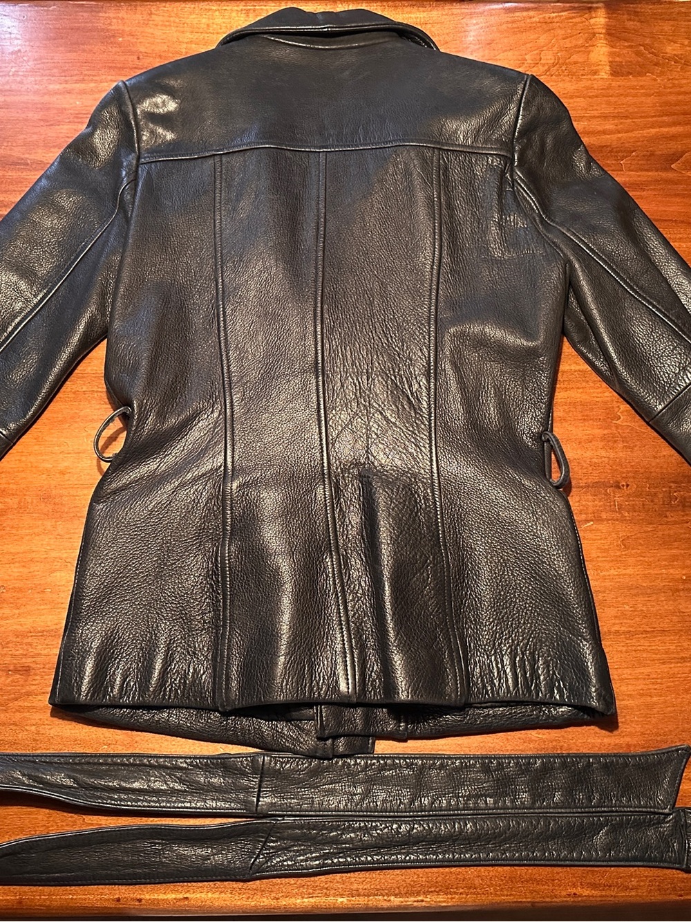 GUESS Black Leather Asymmetric Zip Jacket - Picture 2 of 14